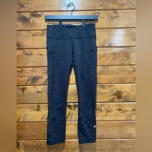 Lululemon Black Pace Rival Crop Legging
